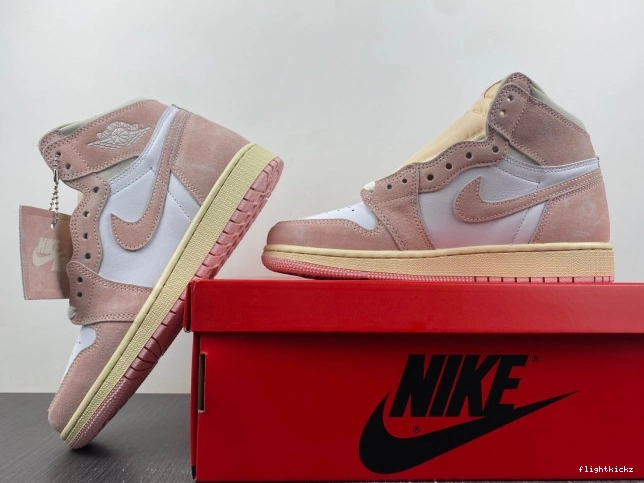 Air (Women's) High Jordan Pink Washed OG 1 Retro FD2596-600 1211